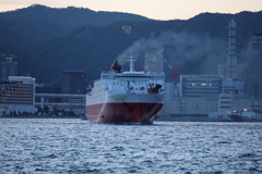 宮崎へ向けて出港