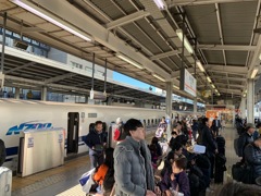 Uターンラッシュの名古屋駅