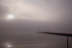 霧の桟橋