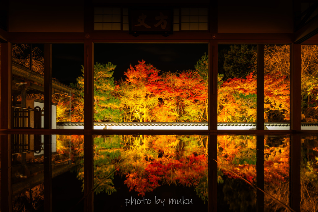 宝徳寺床紅葉