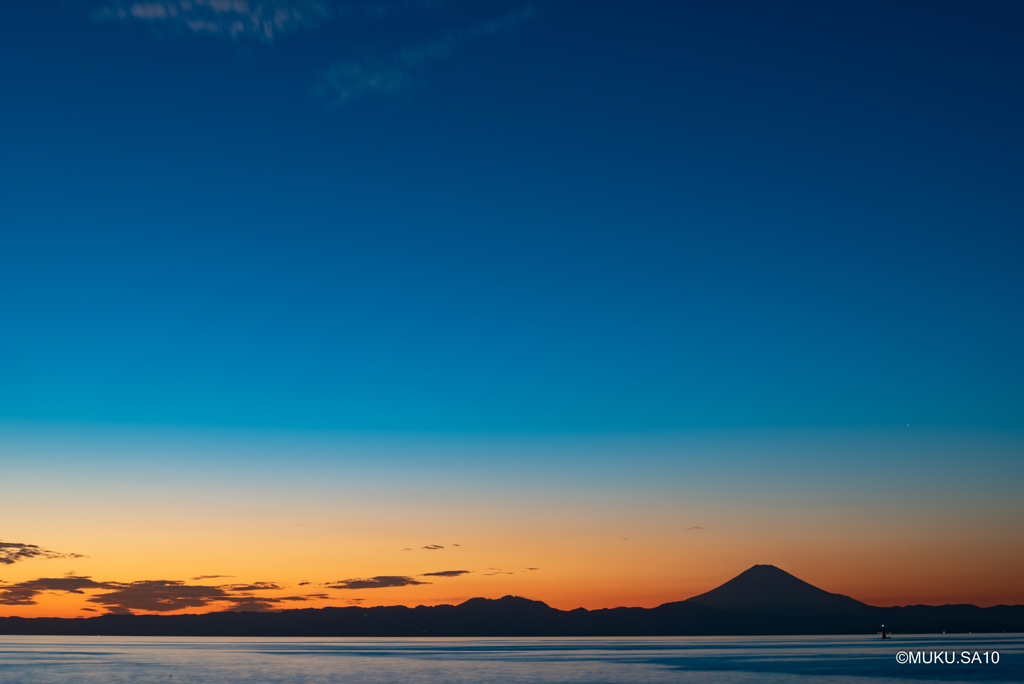 富士夕景