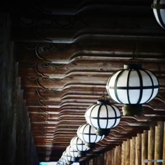 冬の長谷寺ー５　釣灯篭