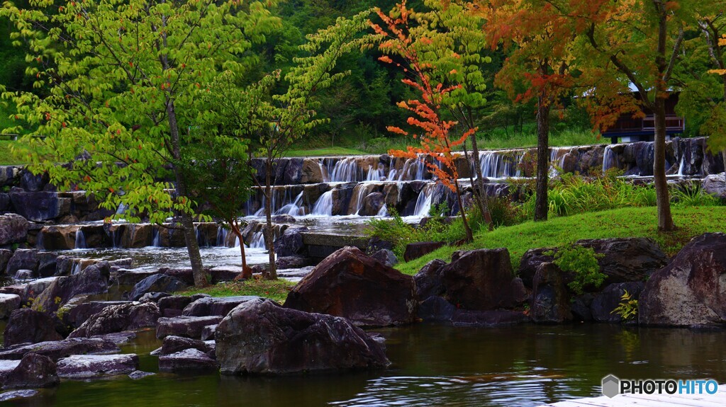 水景棚の風景