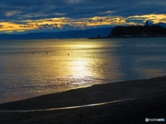 七里ガ浜の海