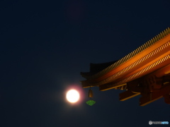 朱雀門に月が昇る－２