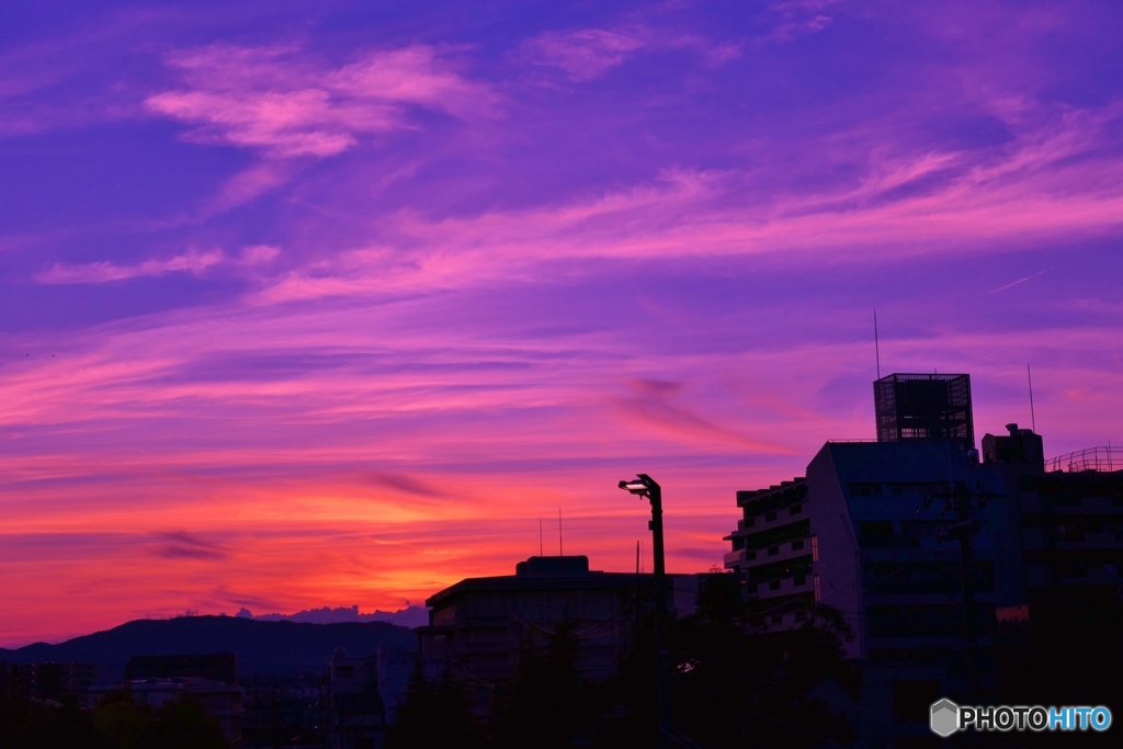 9月13日の夕焼け