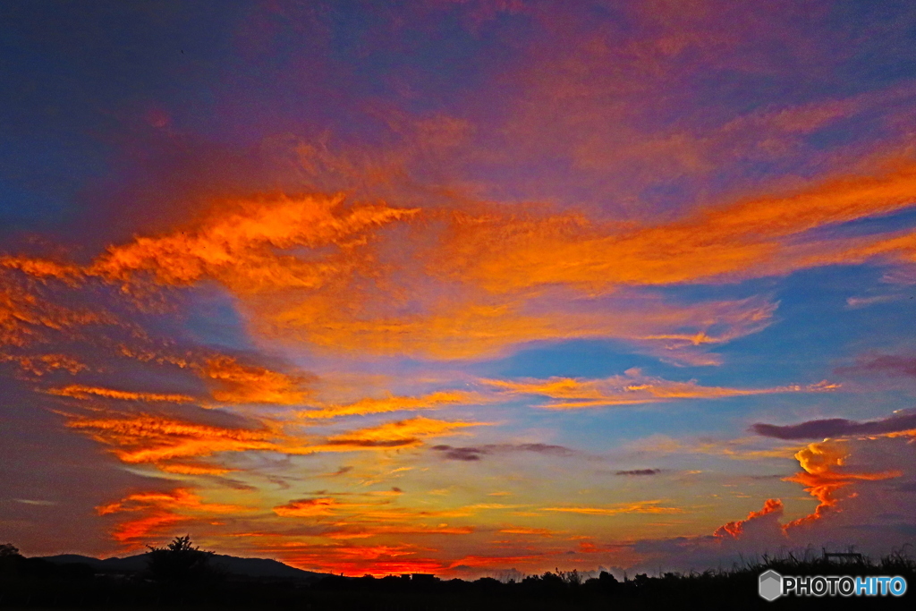 ８月３０日の夕焼けー２