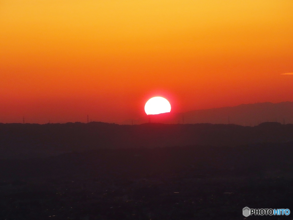 沈む夕日