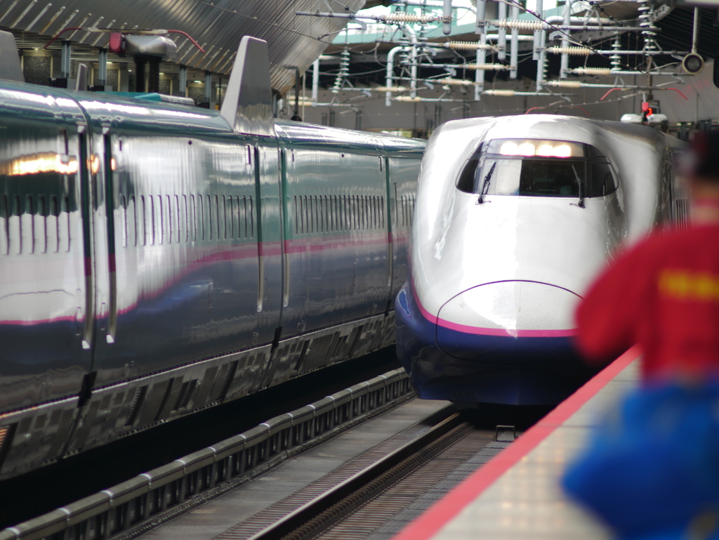 東京駅にて