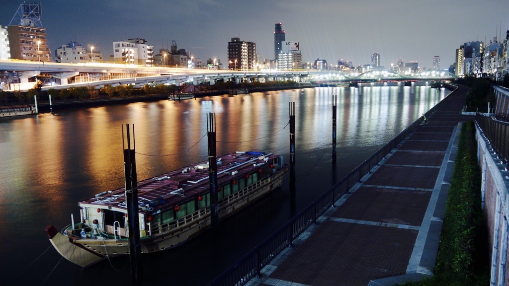 隅田川の夜景