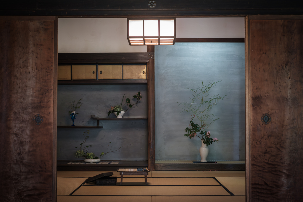 床の間の花