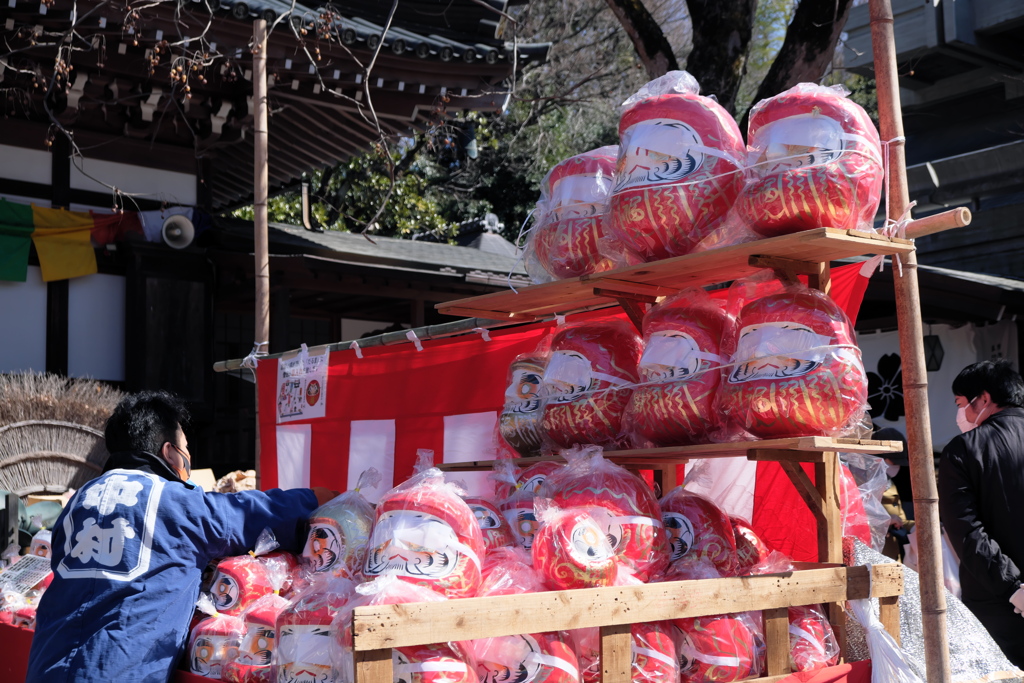 深大寺だるま市 2