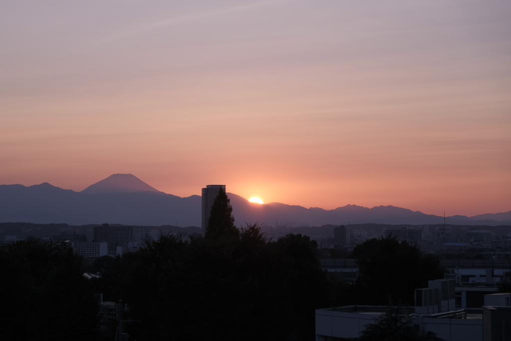 富士夕景