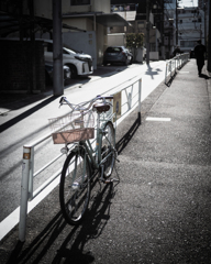 街中自転車