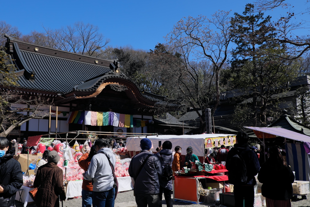 深大寺だるま市 1