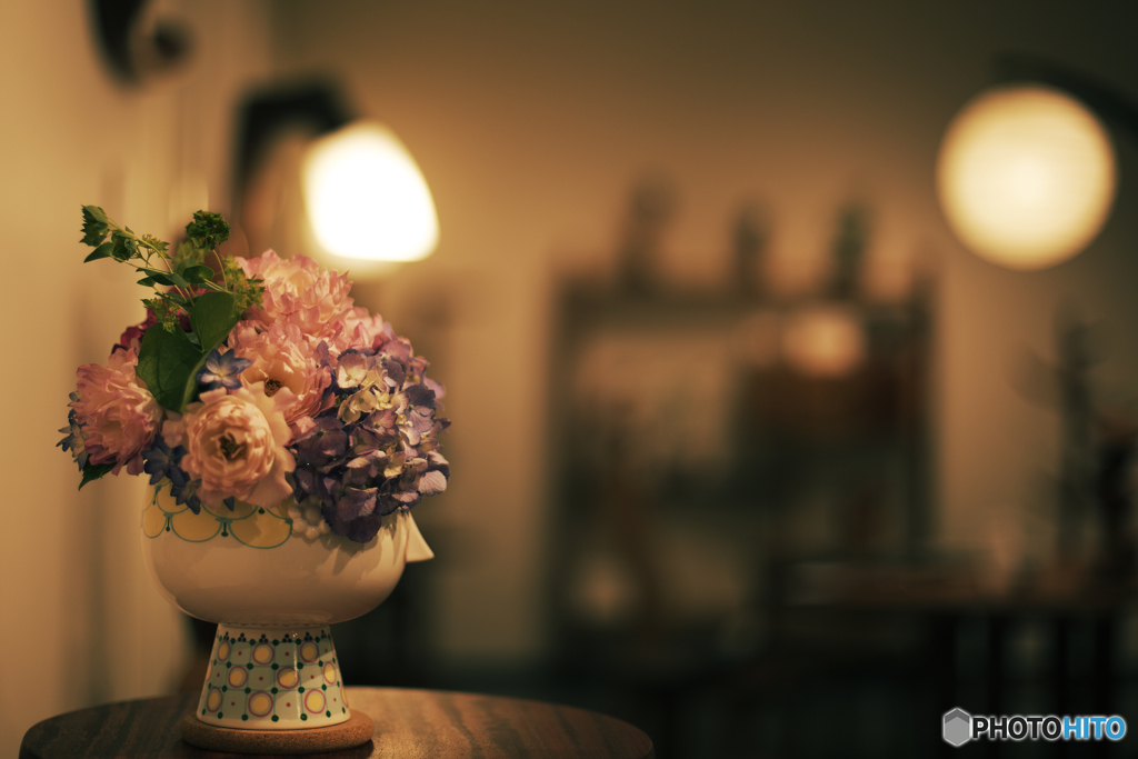 花のある部屋