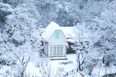 ジブリパーク雪景色