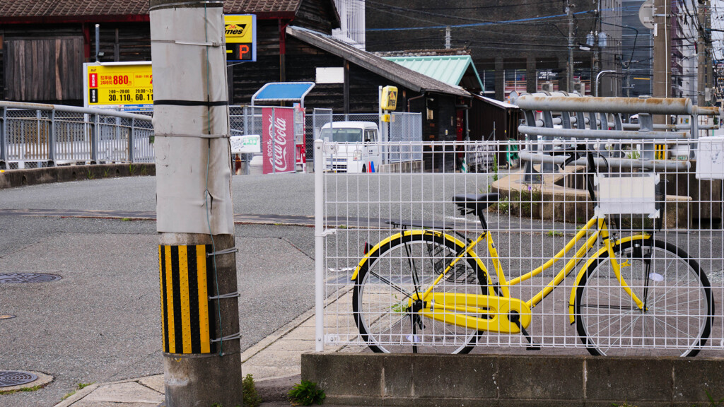 黄色い自転車