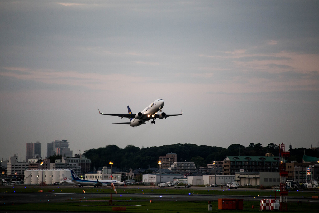 福岡空港　飛行機撮り7_20211010