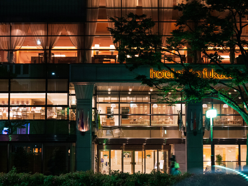 夜の博多　hotel nikko fukuoka