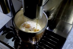 とりあえず一杯・・・雨が強くてワンコといっぷく