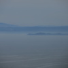 霞む相模湾２（真鶴半島・伊豆半島）