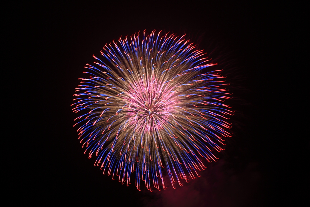 以前の夜空の華