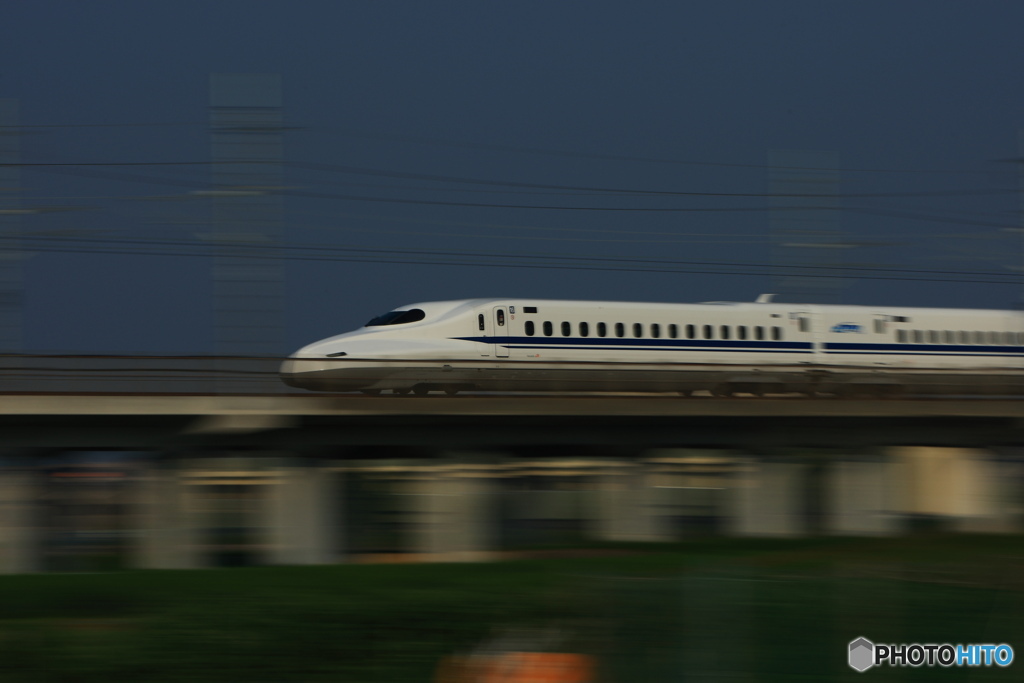 n700系流し撮り