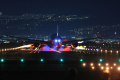 伊丹空港千里川土手