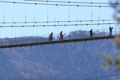 谷瀬の釣り橋