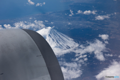 上空からの富士山