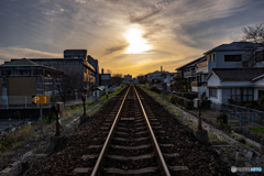 田舎の線路