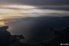 富士山と駿河湾かな。