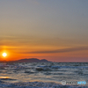 日本海の夕陽