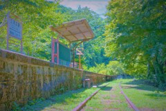 廃線の駅舎１
