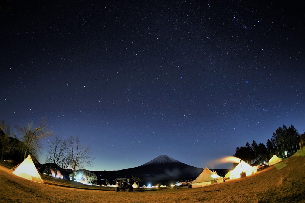 キャンパ－の寒くて熱い夜