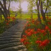 彼岸花の小路