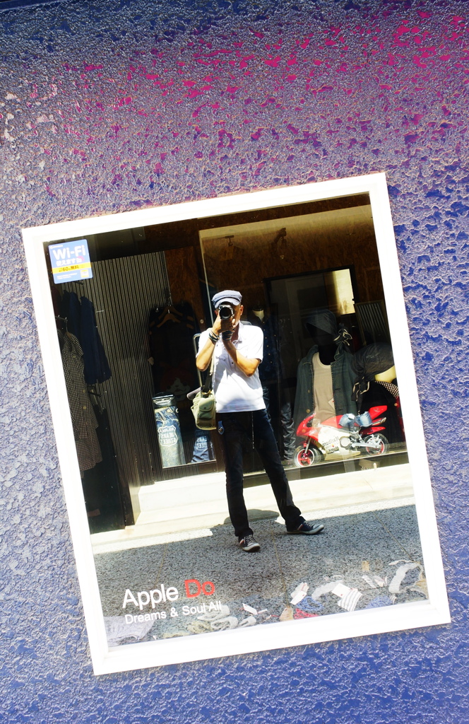 ショウウインドウ自撮り