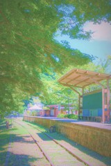 廃線の駅舎２