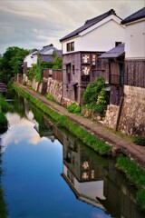 黄昏時の八幡堀１