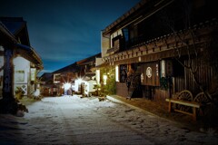 中山道の宿場町１　馬籠宿