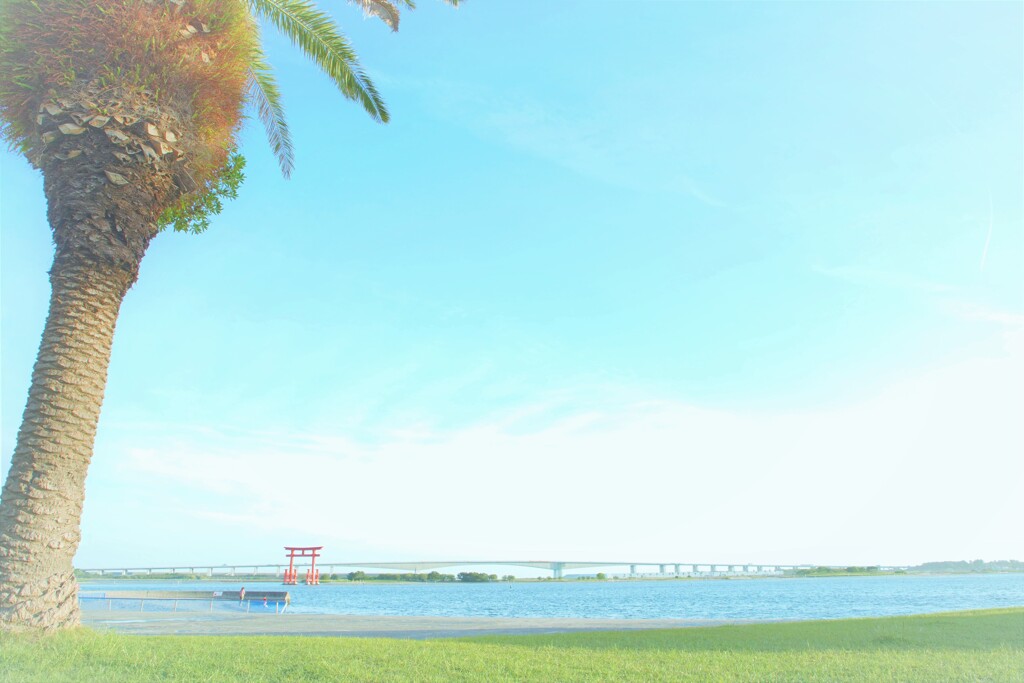 小春日和の浜名湖