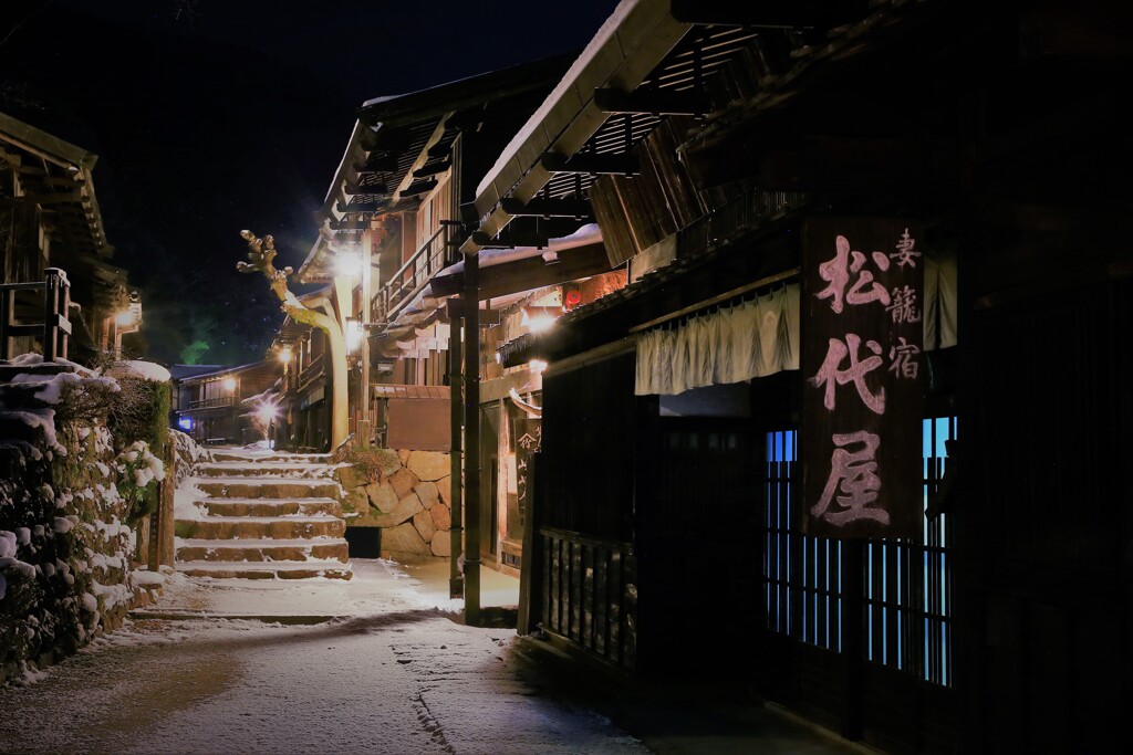 中山道の宿場町２　妻籠宿