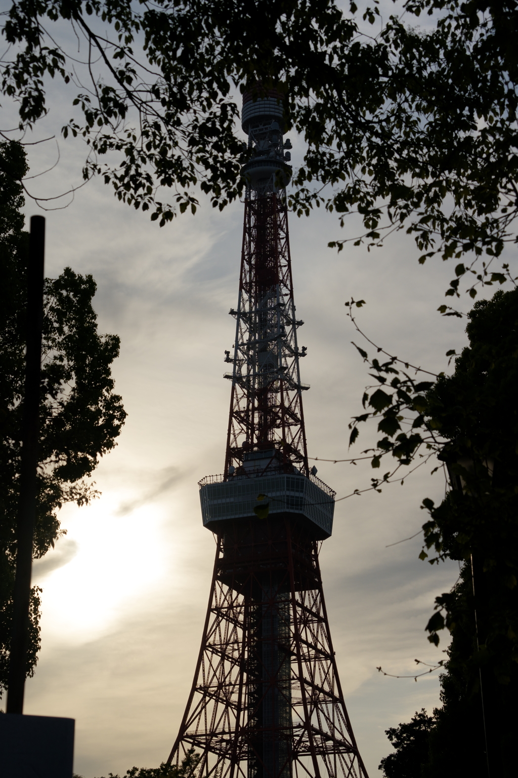 東京タワーシルエット