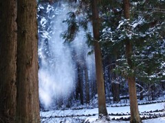 静寂の中に響く雪音