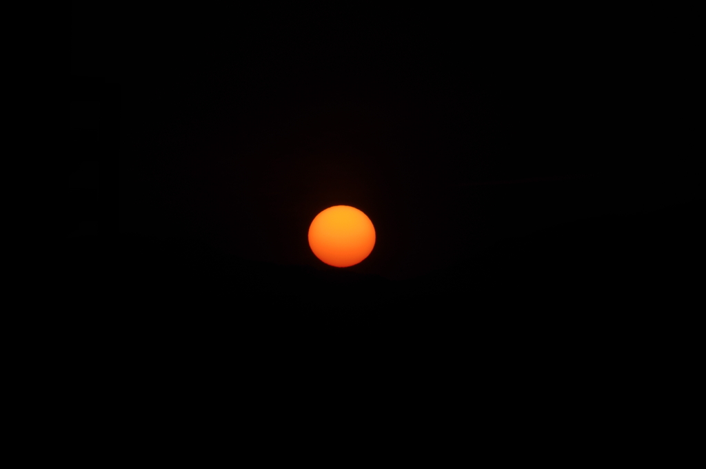 夕日