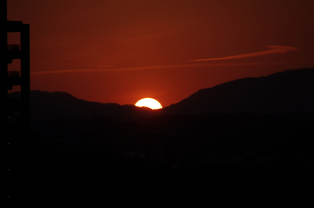 夕日