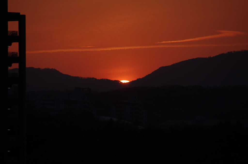 夕日