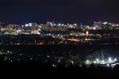 秋田市の夜景