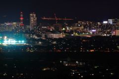 秋田市の夜景